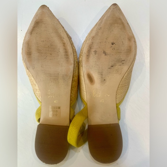 **RARE** Boden Embroidered Rafia Pointed Flats UK 40 - Picture 5 of 8